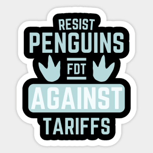 Resist-Penguin Sticker
